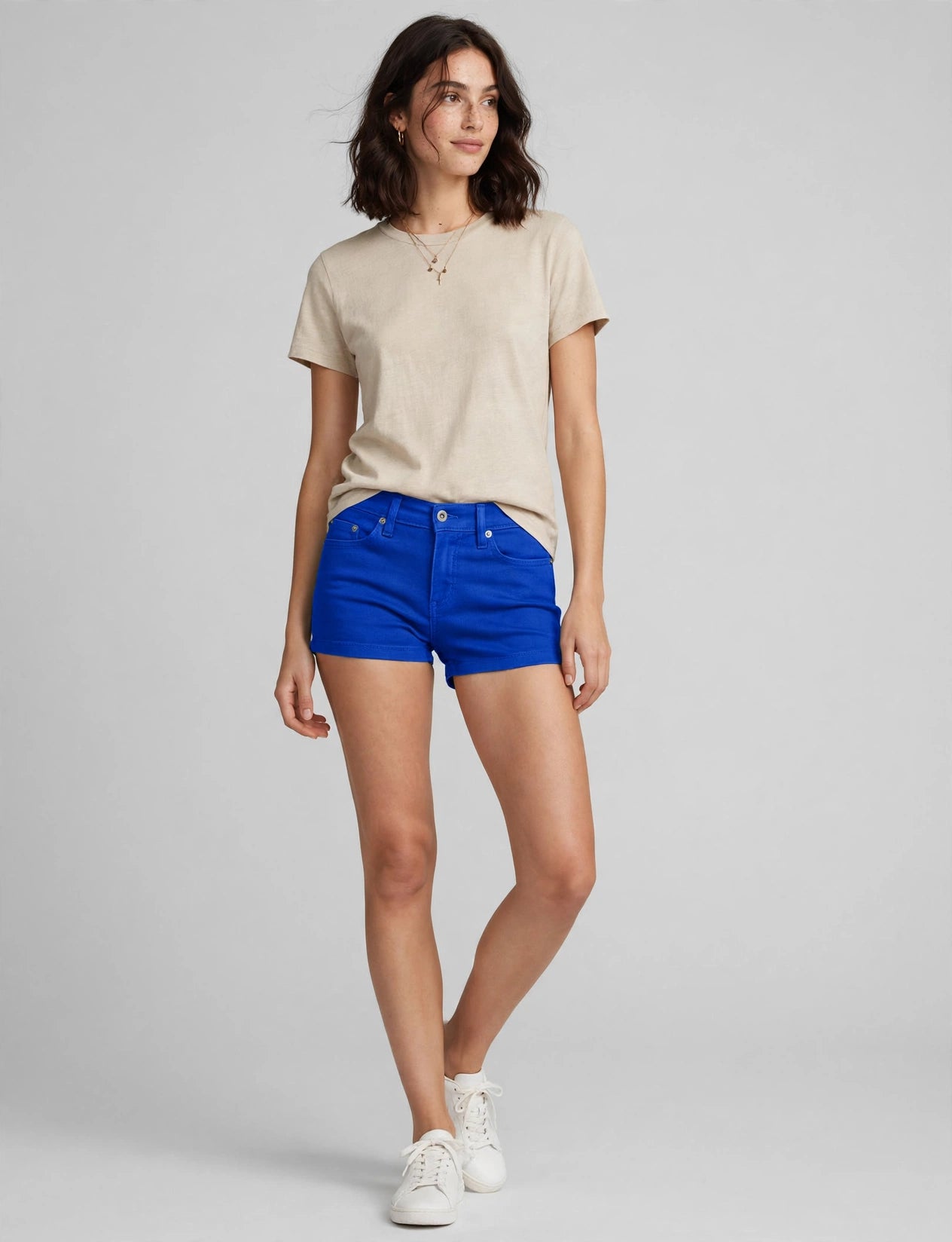 Light Weight Colored Cotton Short Pants