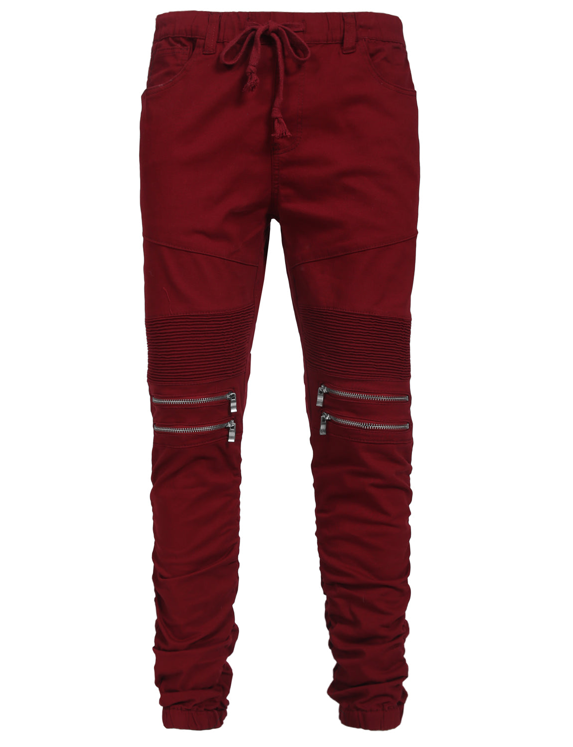 ELASTIC FRONT ZIPPER JOGGER PANTS NEMP20