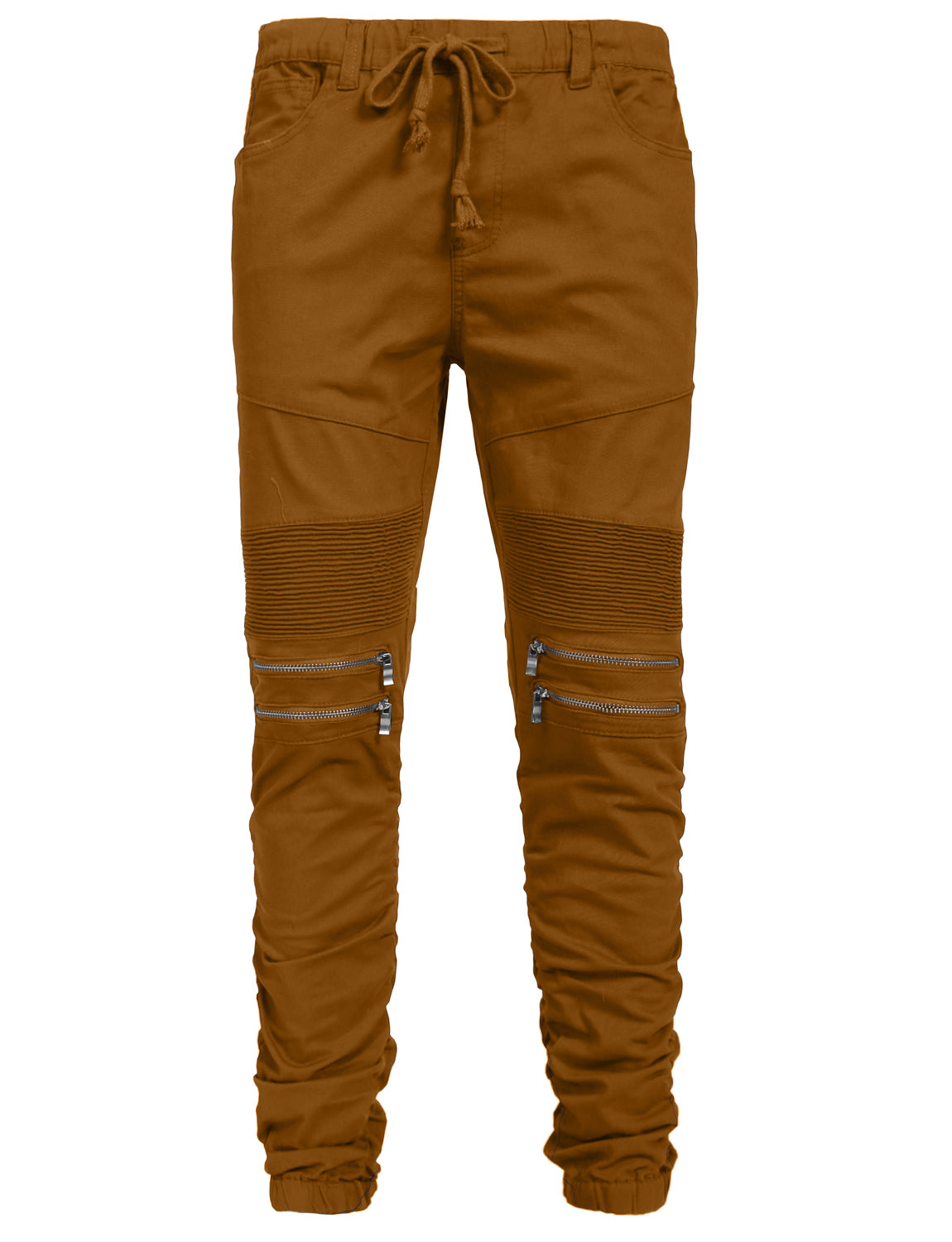 ELASTIC FRONT ZIPPER JOGGER PANTS NEMP20