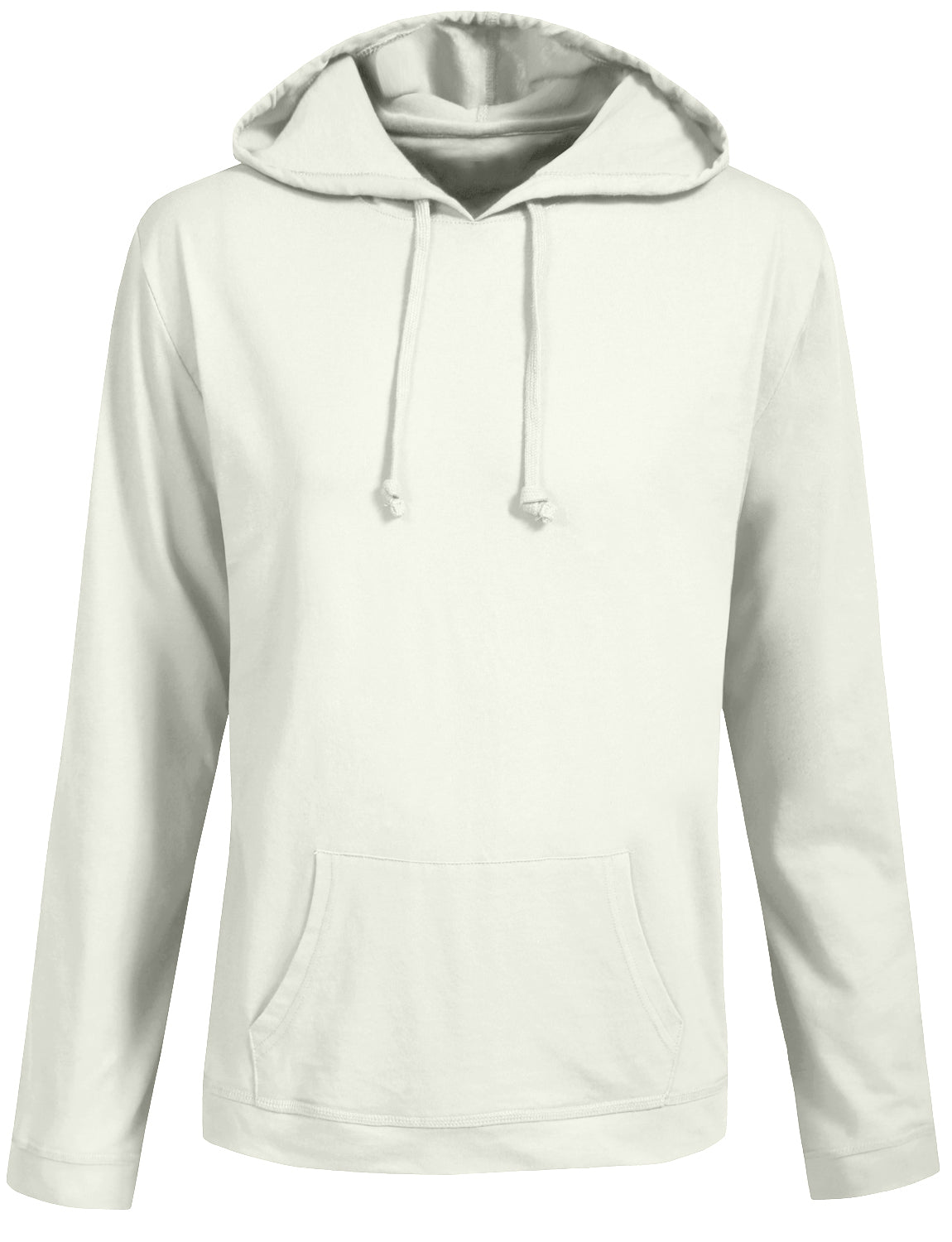 BASIC LONG SLEEVE WITH KANGAROO POCKETS HOODIE TOP NEMT08