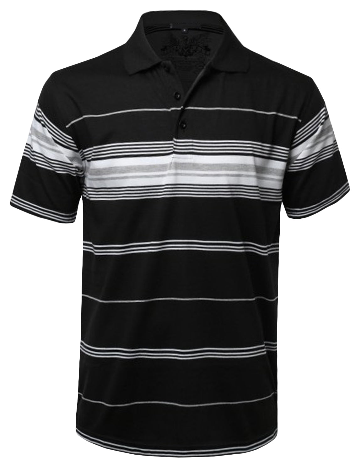 BASIC STRIPE POLO T-SHIRTS NEMT1103