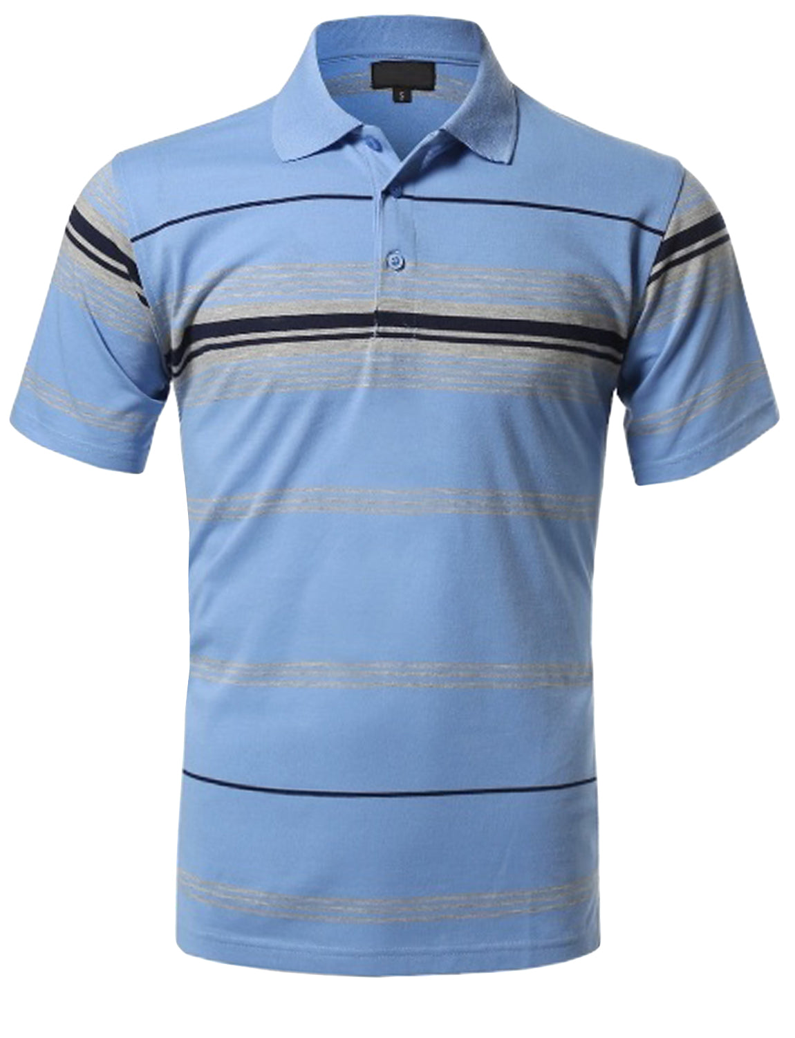 BASIC STRIPE POLO T-SHIRTS NEMT1103