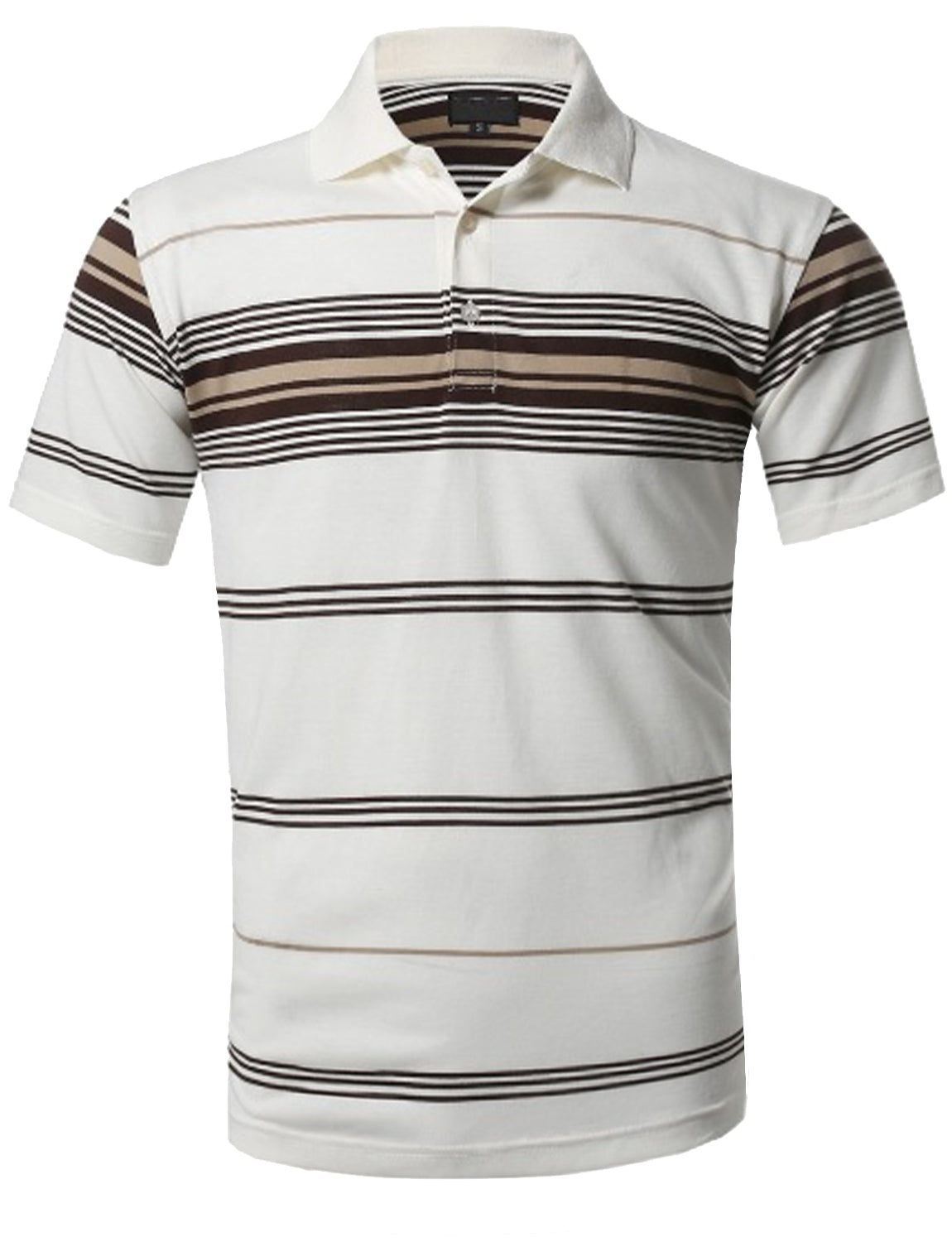 BASIC STRIPE POLO T-SHIRTS NEMT1103