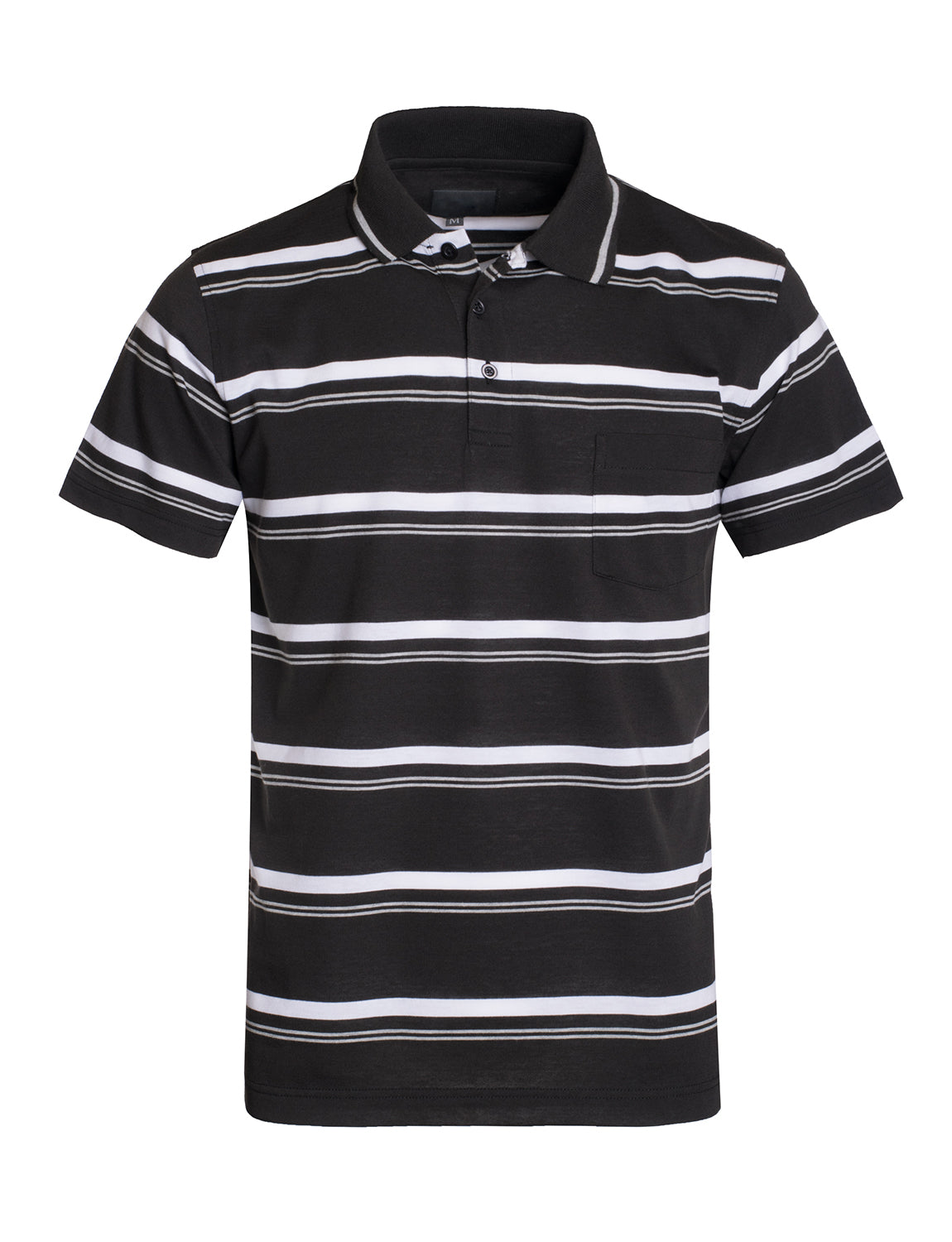 BASIC STRIPE POLO T-SHIRTS NEMT346