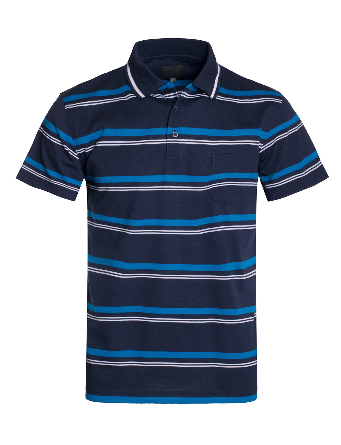 BASIC STRIPE POLO T-SHIRTS NEMT346