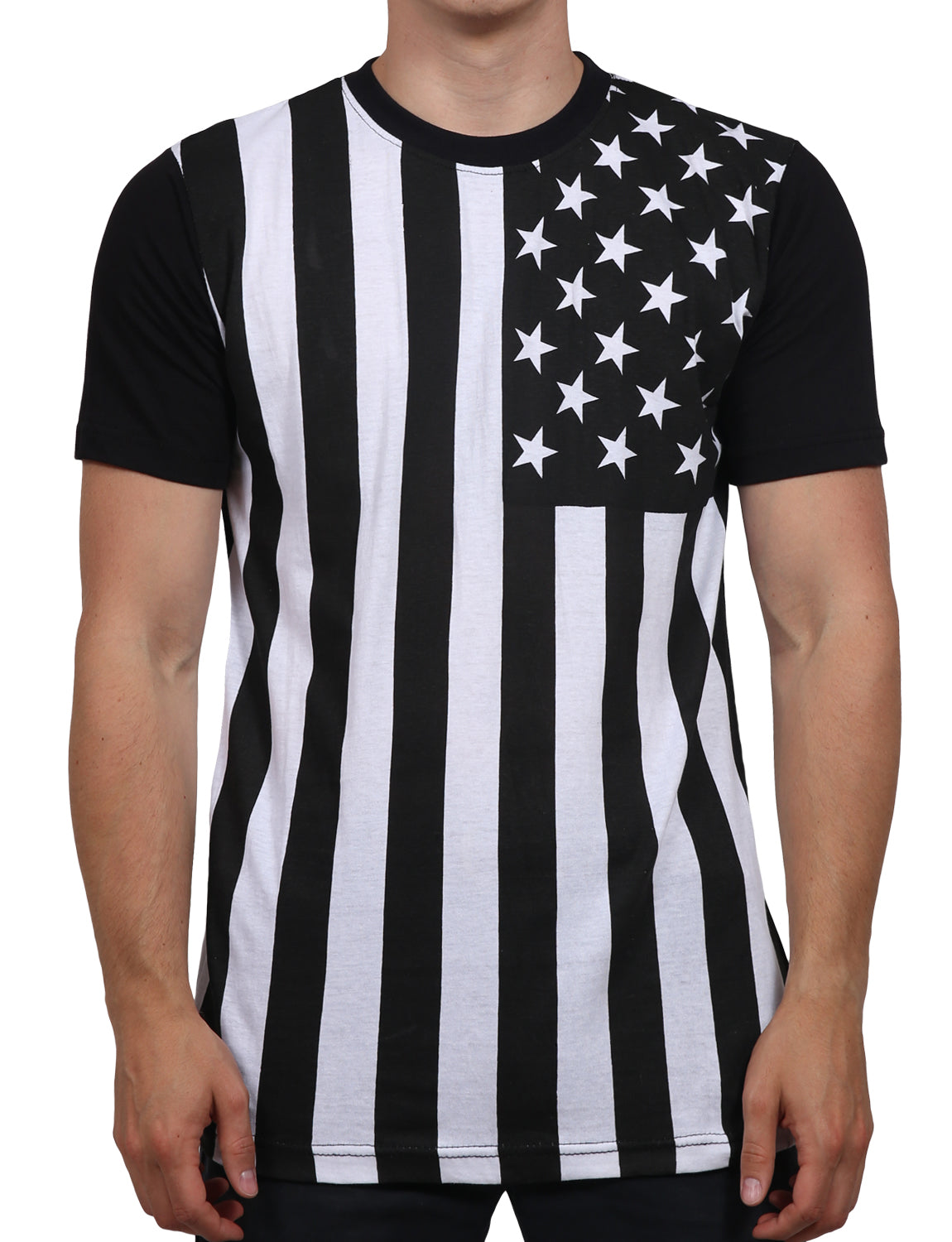 U.S.A FLAG PRINTED T-SHIRTS TANK TOPS NEMT72