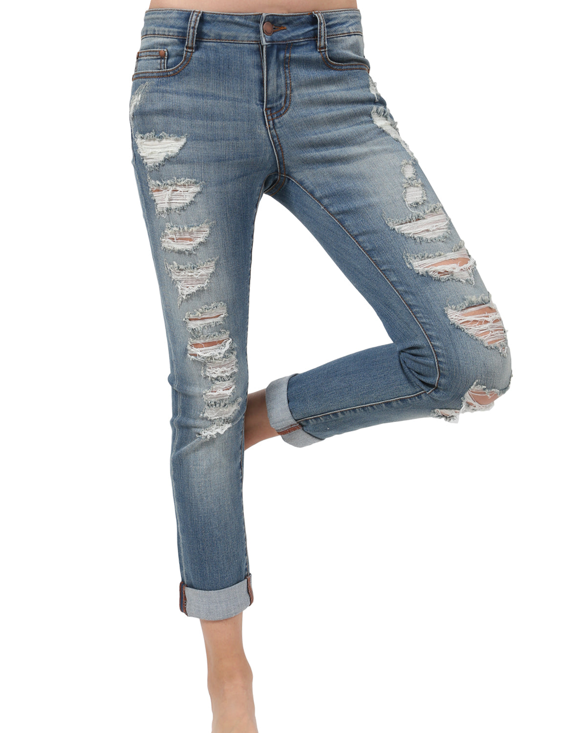 LIGHT WEIGHT STRETCHY SKINNY JEANS NEWDP02