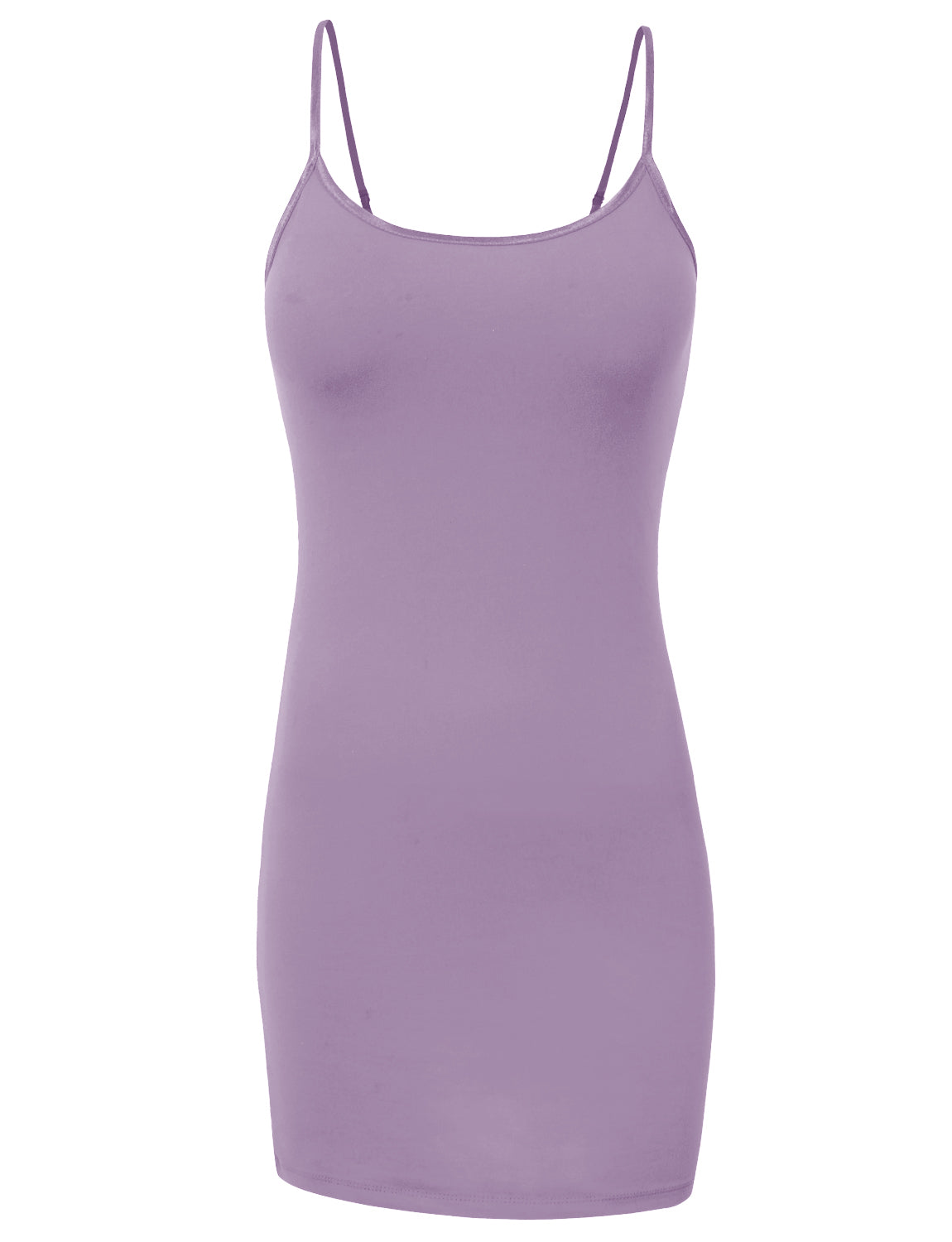 BASIC SPAGHETTI STRAP FITTED TUNIC TOP DRESS NEWDR22