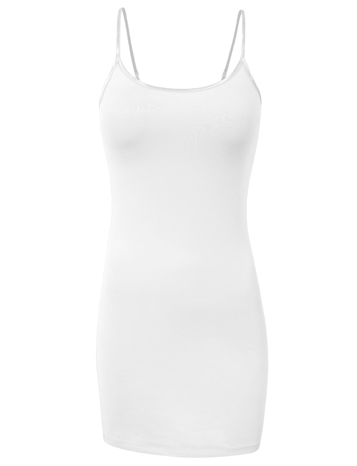 BASIC SPAGHETTI STRAP FITTED TUNIC TOP DRESS NEWDR22