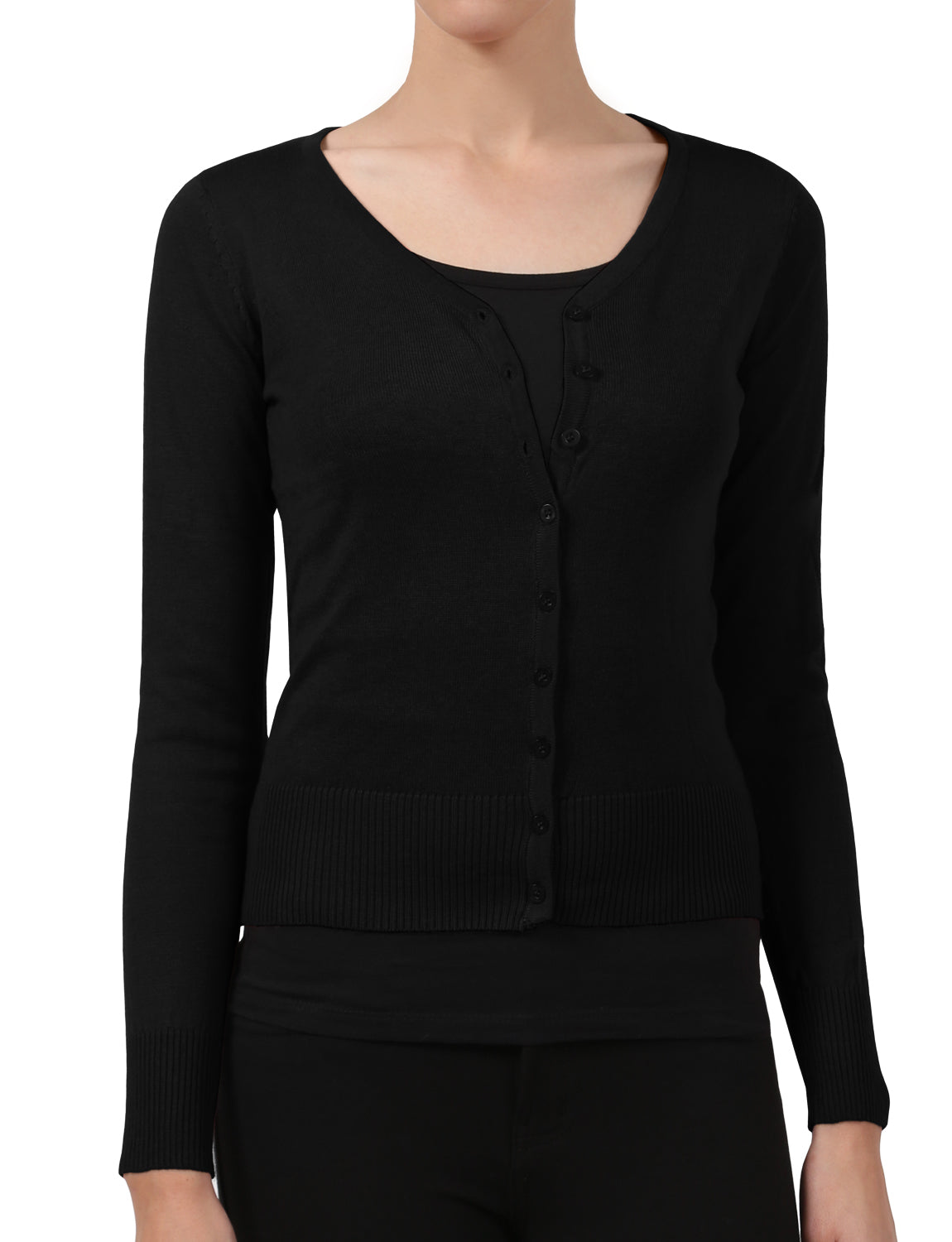 LIGHT WEIGHT SOFT SEE-THROUGH V-NECK CARDIGAN SWEATER NEWJ90 PLUS