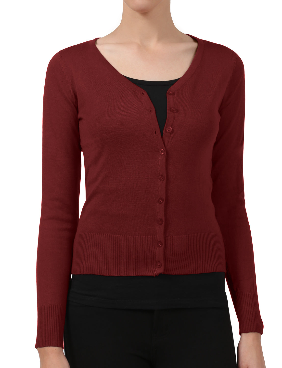 LIGHT WEIGHT SOFT SEE-THROUGH V-NECK CARDIGAN SWEATER NEWJ90 PLUS