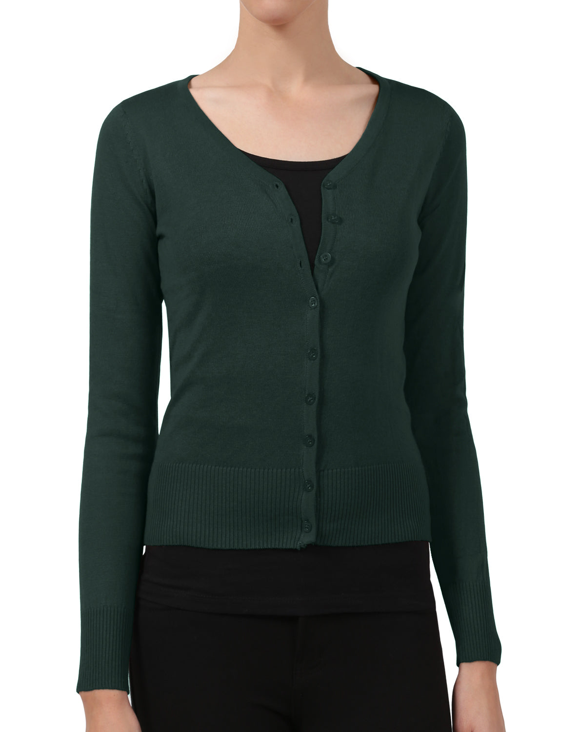 LIGHT WEIGHT SOFT SEE-THROUGH V-NECK CARDIGAN SWEATER NEWJ90 PLUS