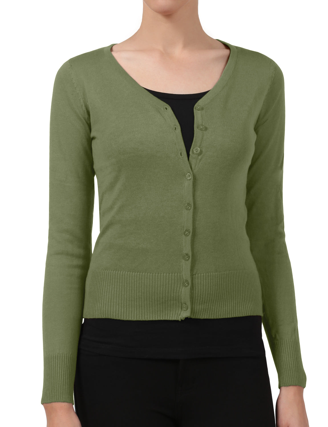 LIGHT WEIGHT SOFT SEE-THROUGH V-NECK CARDIGAN SWEATER NEWJ90 PLUS
