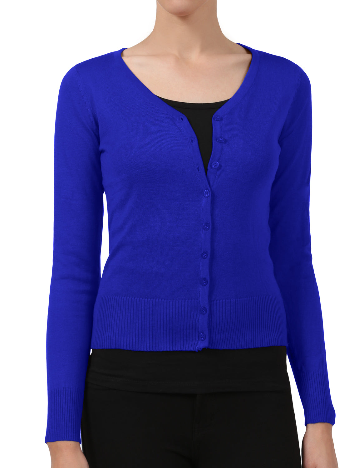 LIGHT WEIGHT SOFT SEE-THROUGH V-NECK CARDIGAN SWEATER NEWJ90 PLUS