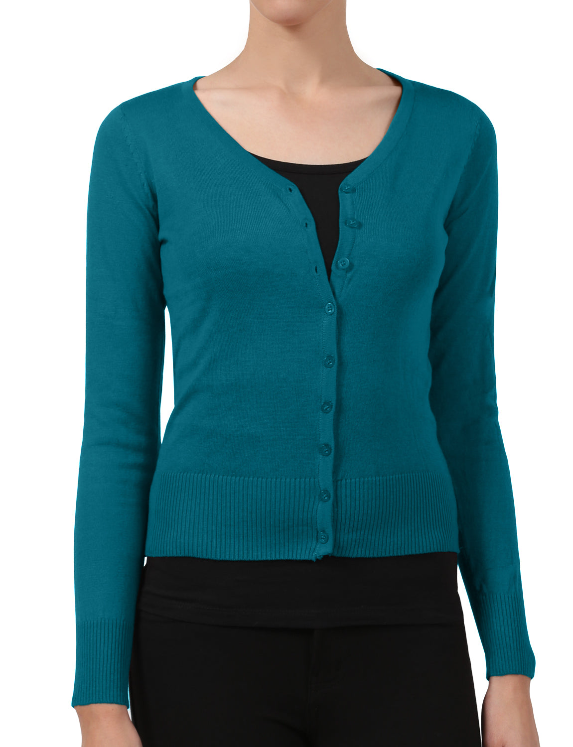 LIGHT WEIGHT SOFT SEE-THROUGH V-NECK CARDIGAN SWEATER NEWJ90 PLUS