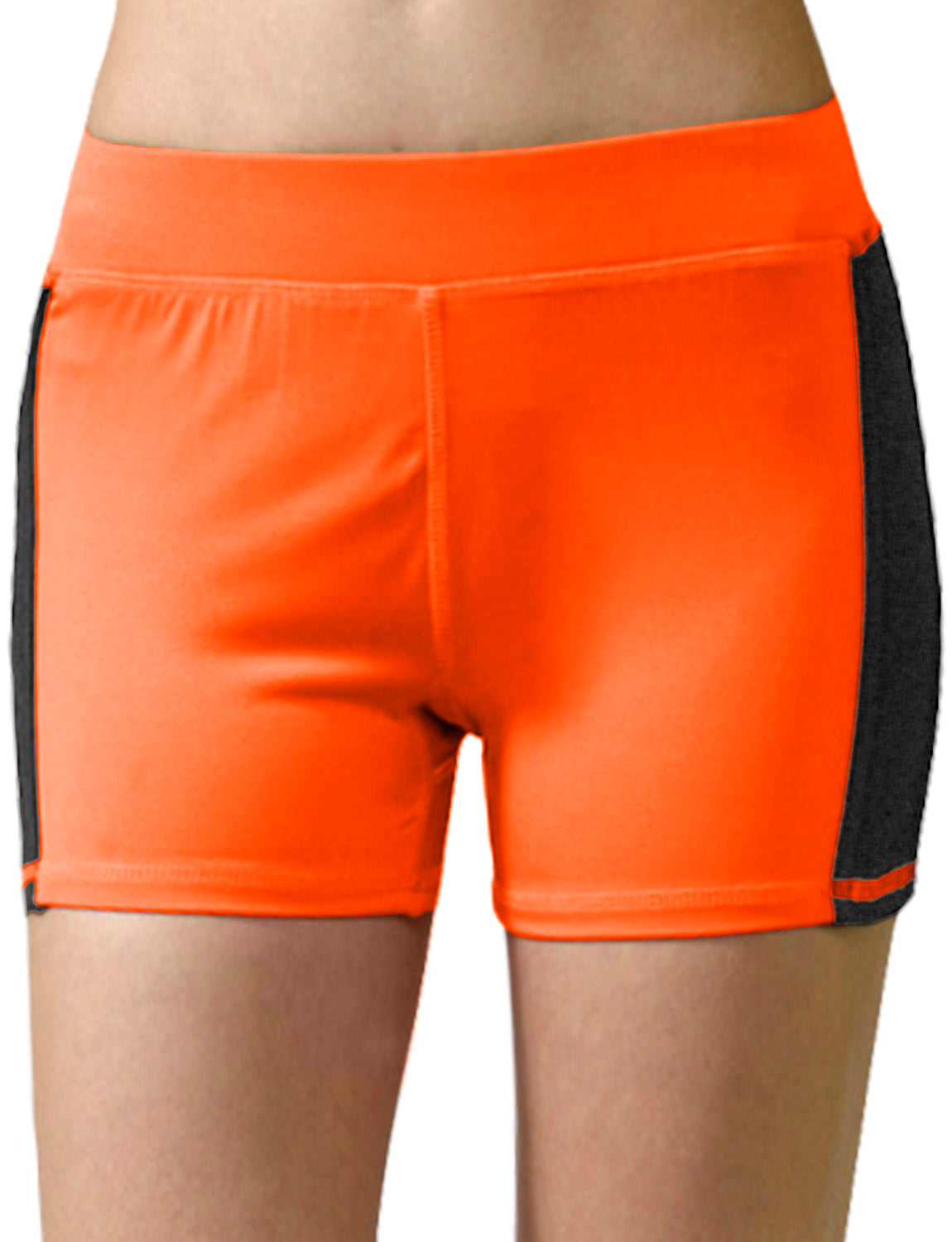 LIGHT WEIGHT SOLID SOFT STRETCH BLOCK WORKOUT SHORT PANTS NEWP24