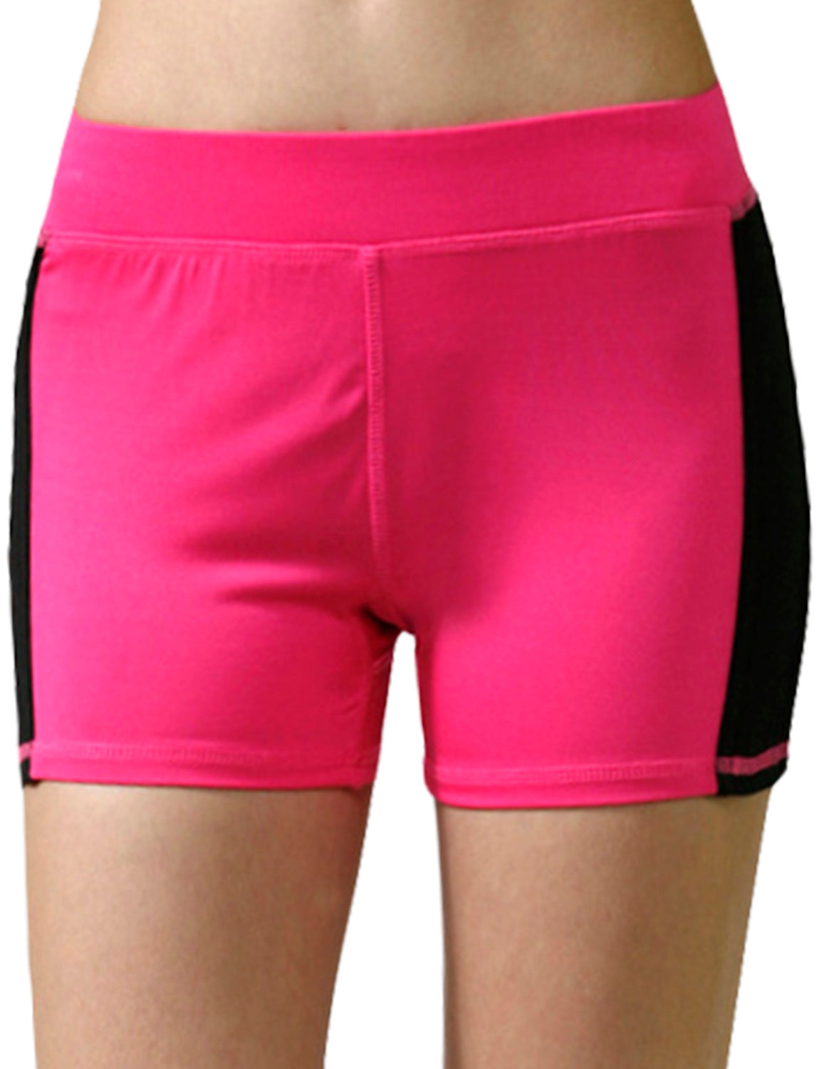 LIGHT WEIGHT SOLID SOFT STRETCH BLOCK WORKOUT SHORT PANTS NEWP24