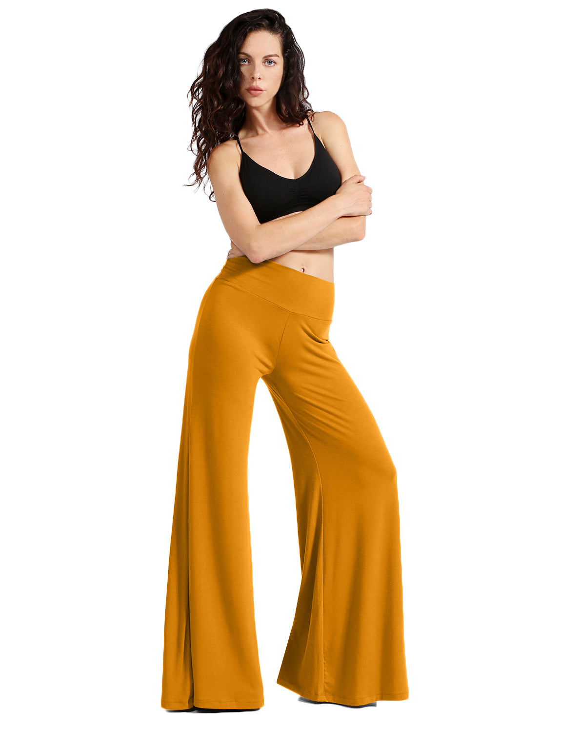 HIGH WAIST BASIC PALAZZO PANTS NEWP52