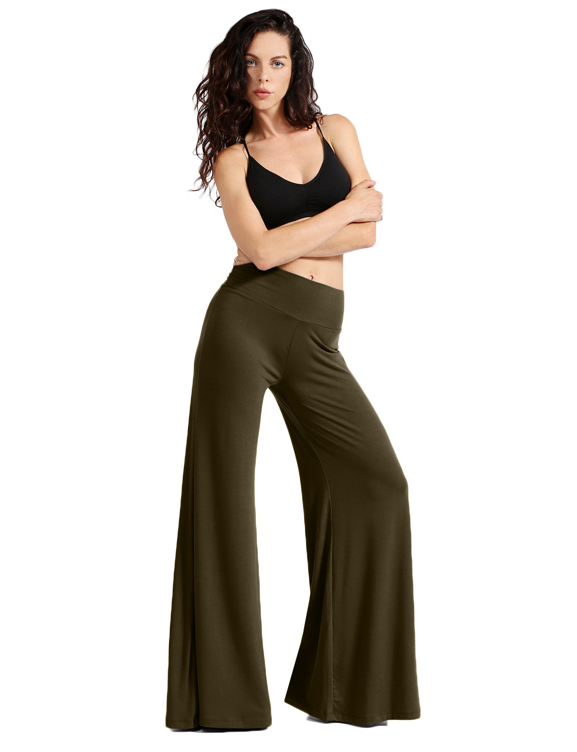 HIGH WAIST BASIC PALAZZO PANTS NEWP52