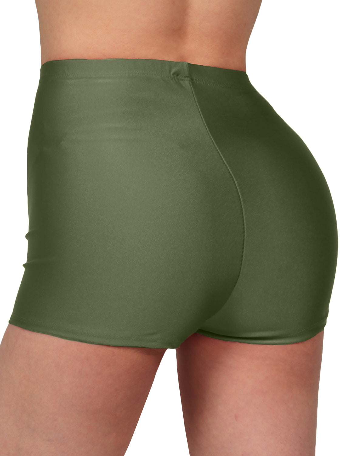 SEXY SHORTS METALLIC/SATIN SPANDEX HOT PANTS NEWP95