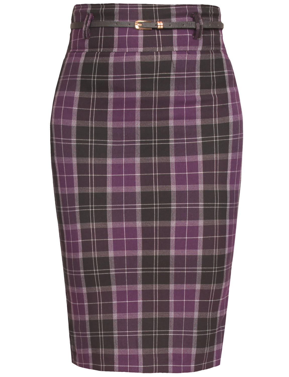 BASIC SOLID KNEE LENGTH WORK OFFICE PENCIL SKIRTS WITH BELT NEWSK37