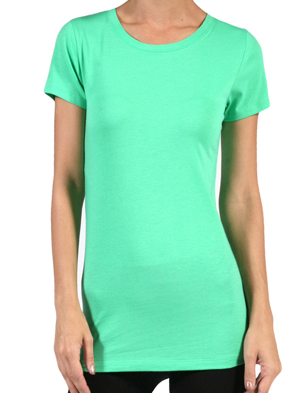 LIGHT WEIGHTSHORT SLEEVE CREW NECK T-SHIRTS NEWT129