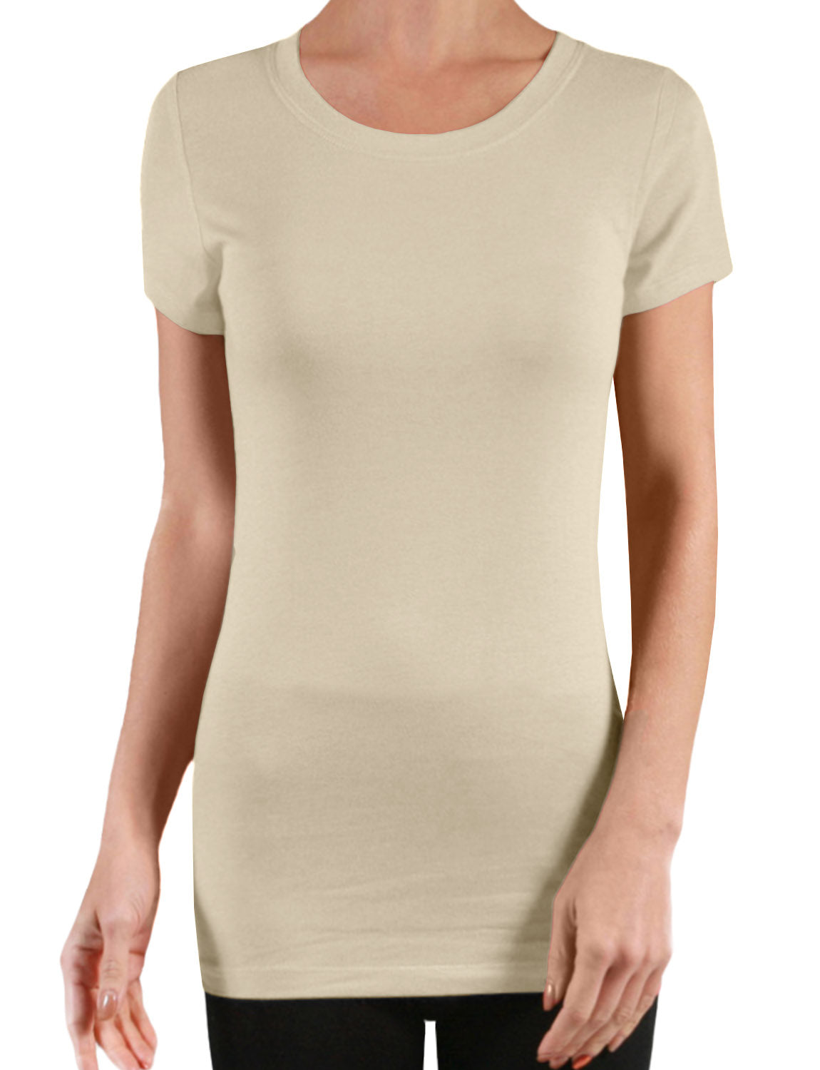LIGHT WEIGHTSHORT SLEEVE CREW NECK T-SHIRTS NEWT129