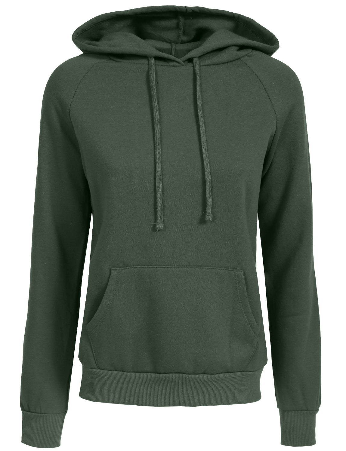 PULLOVER LONG SLEEVE FLEECE HOODIE WITH KANGAROO POCKETS NEWT325