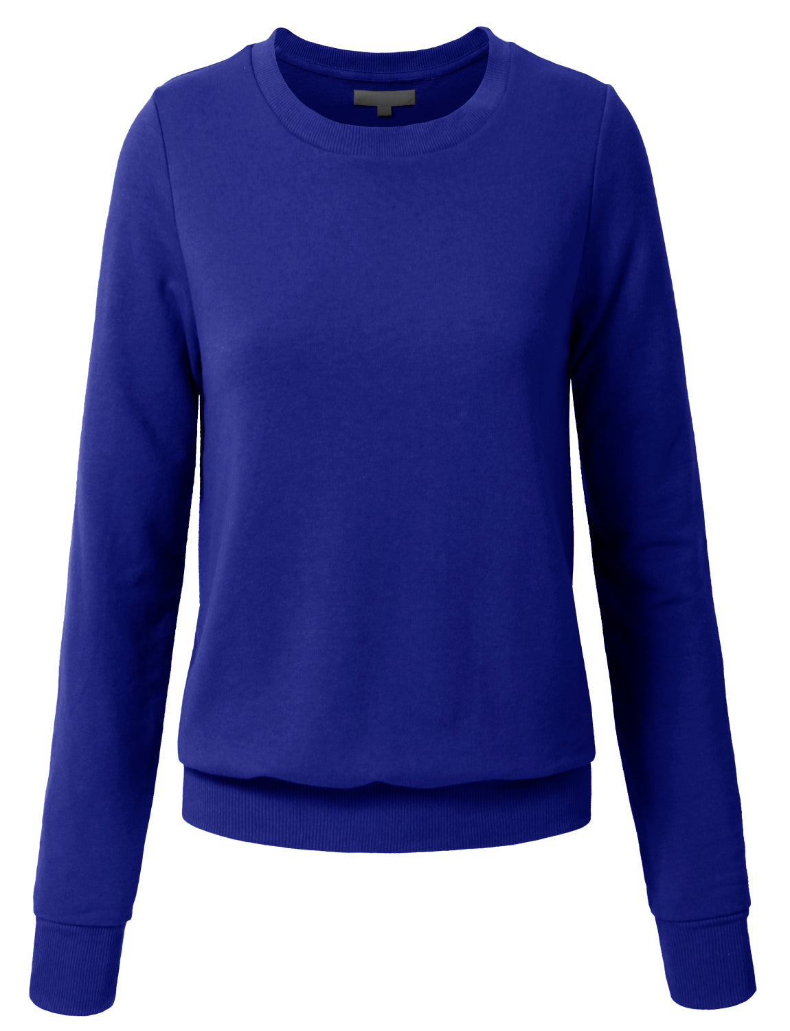 WOMEN BASIC PULLOVER CREW NECK SWEAT-SHIRTS NEWT35