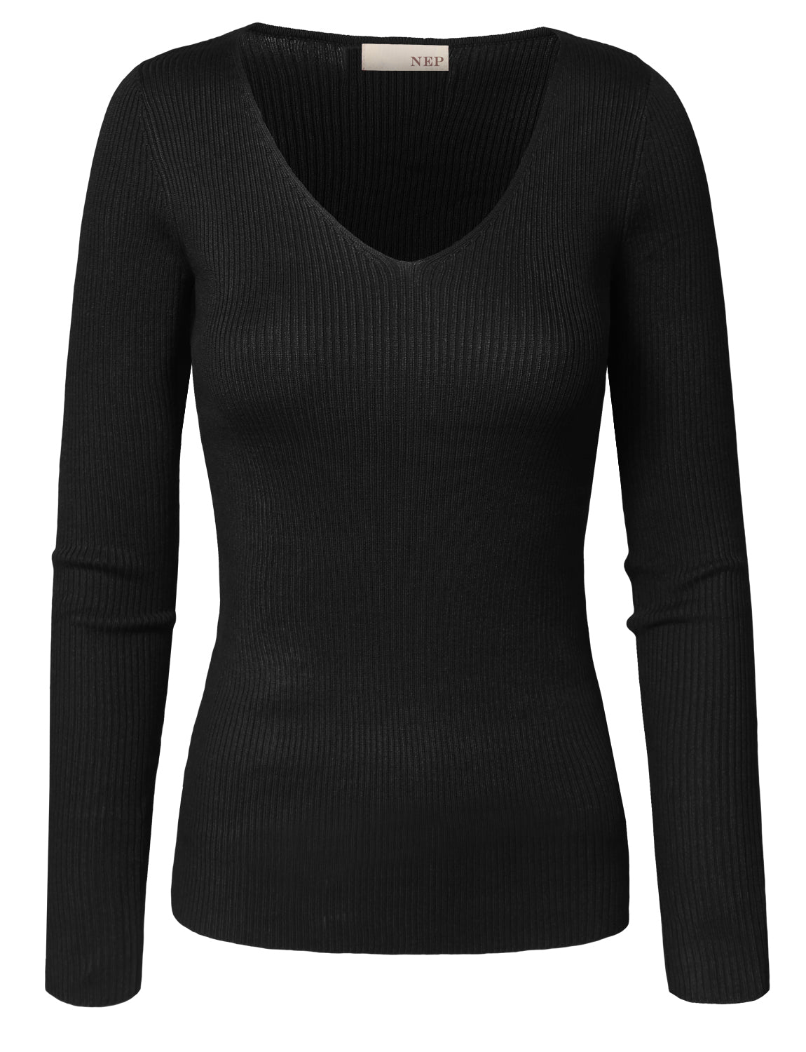V-NECK LONG SLEEVE SLIM FIT SWEATER NEWT719