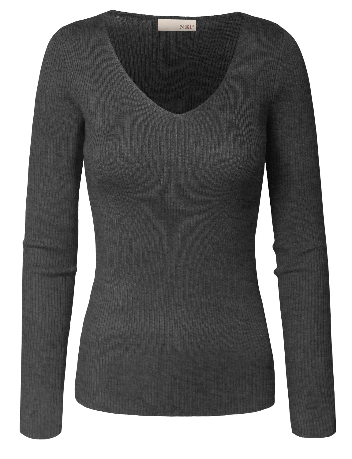 V-NECK LONG SLEEVE SLIM FIT SWEATER NEWT719