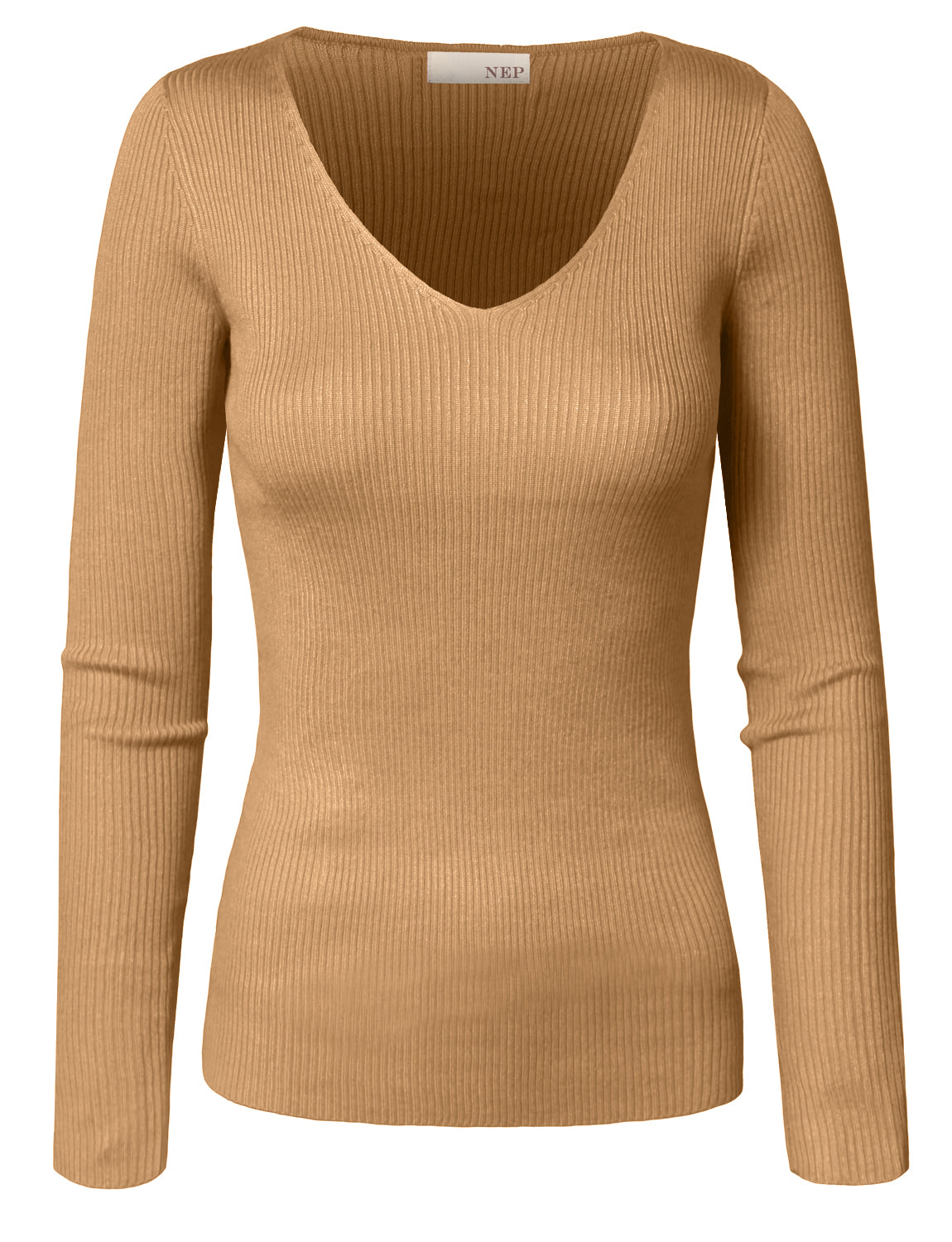 V-NECK LONG SLEEVE SLIM FIT SWEATER NEWT719