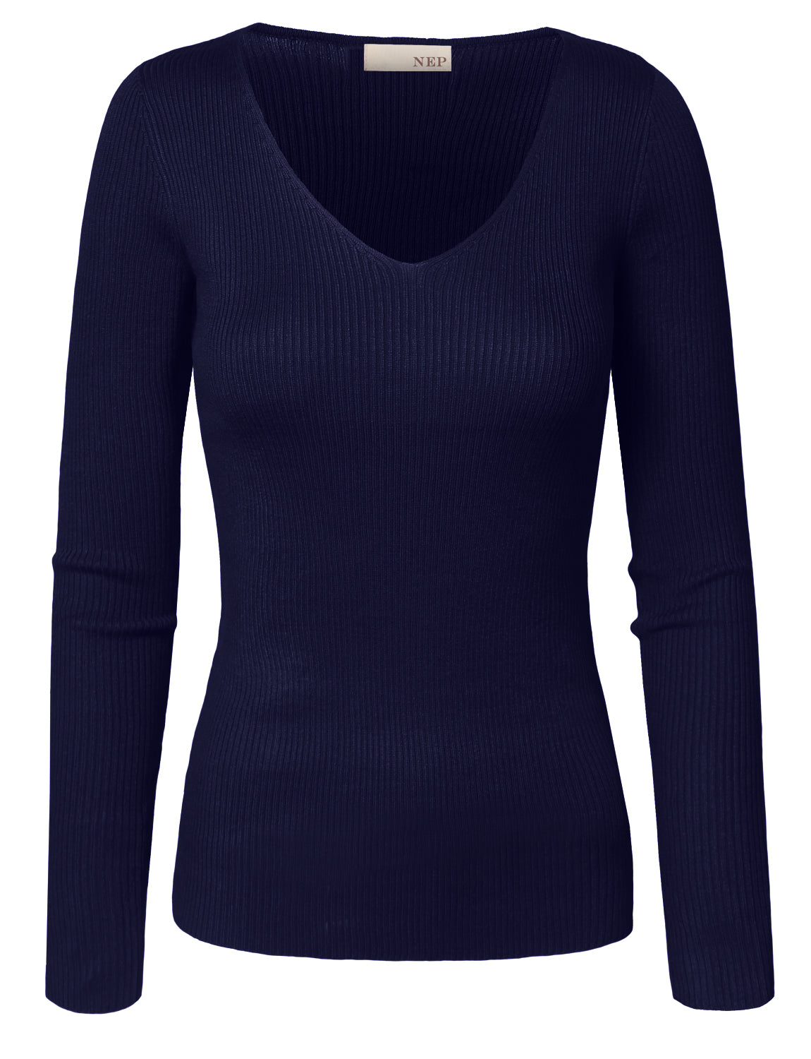 V-NECK LONG SLEEVE SLIM FIT SWEATER NEWT719