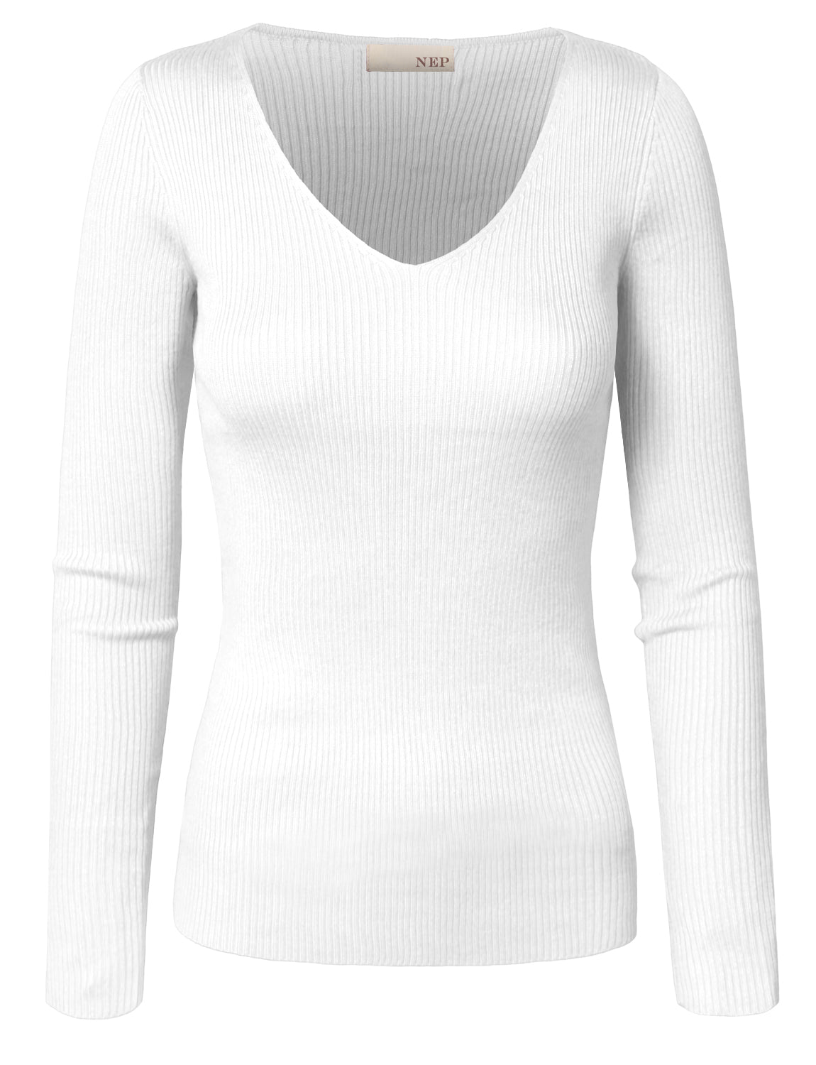 V-NECK LONG SLEEVE SLIM FIT SWEATER NEWT719