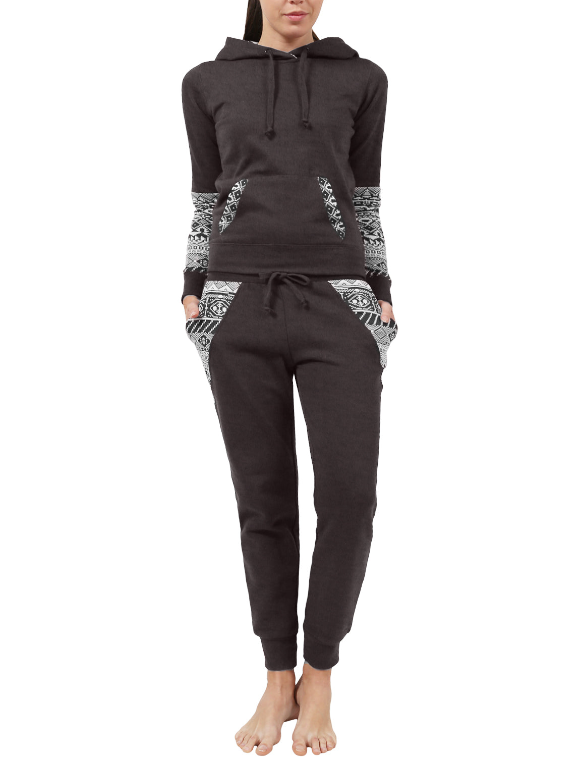 LIGHT WEIGHT FLEECE PULLOVER HOODIE AND SWEATPANTS TRACKSUIT SET NEWTS06