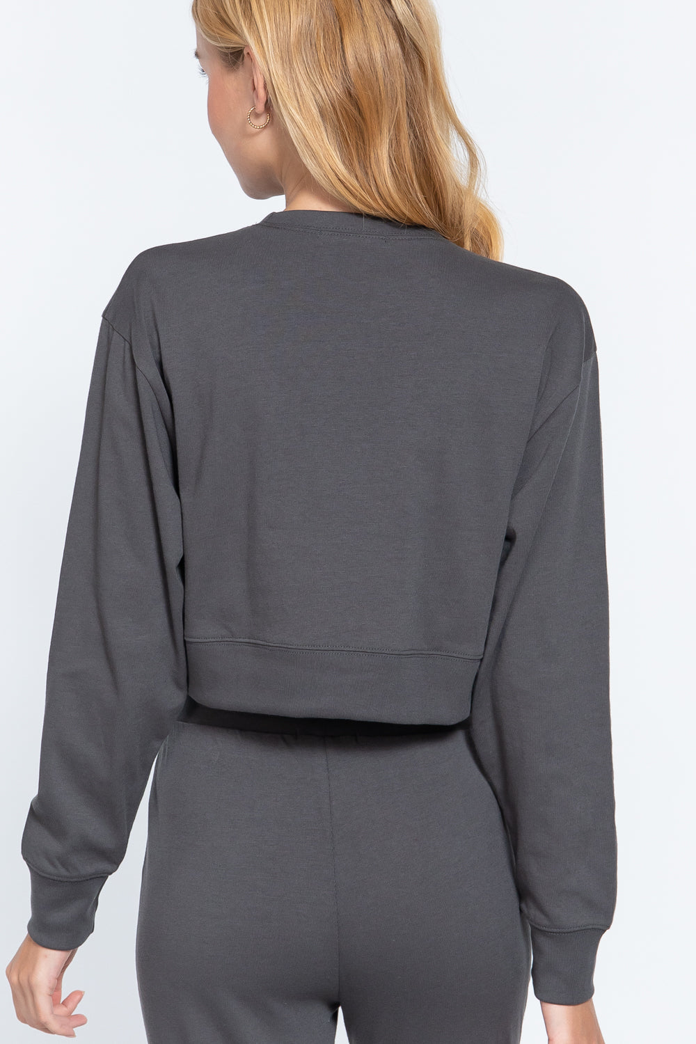 LONG SLV CREW NECK SWEATSHIRT & PANTS SET