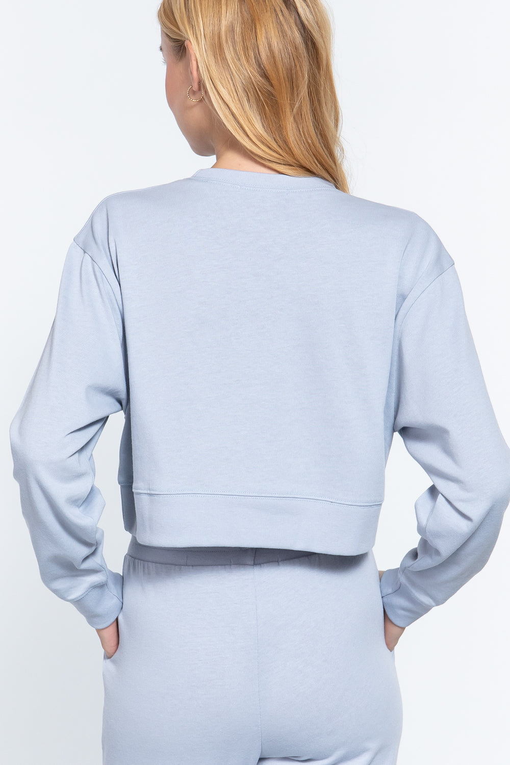 LONG SLV CREW NECK SWEATSHIRT & PANTS SET