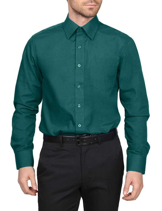 Men's 2 Pack Regular Fit Button Down Shirts