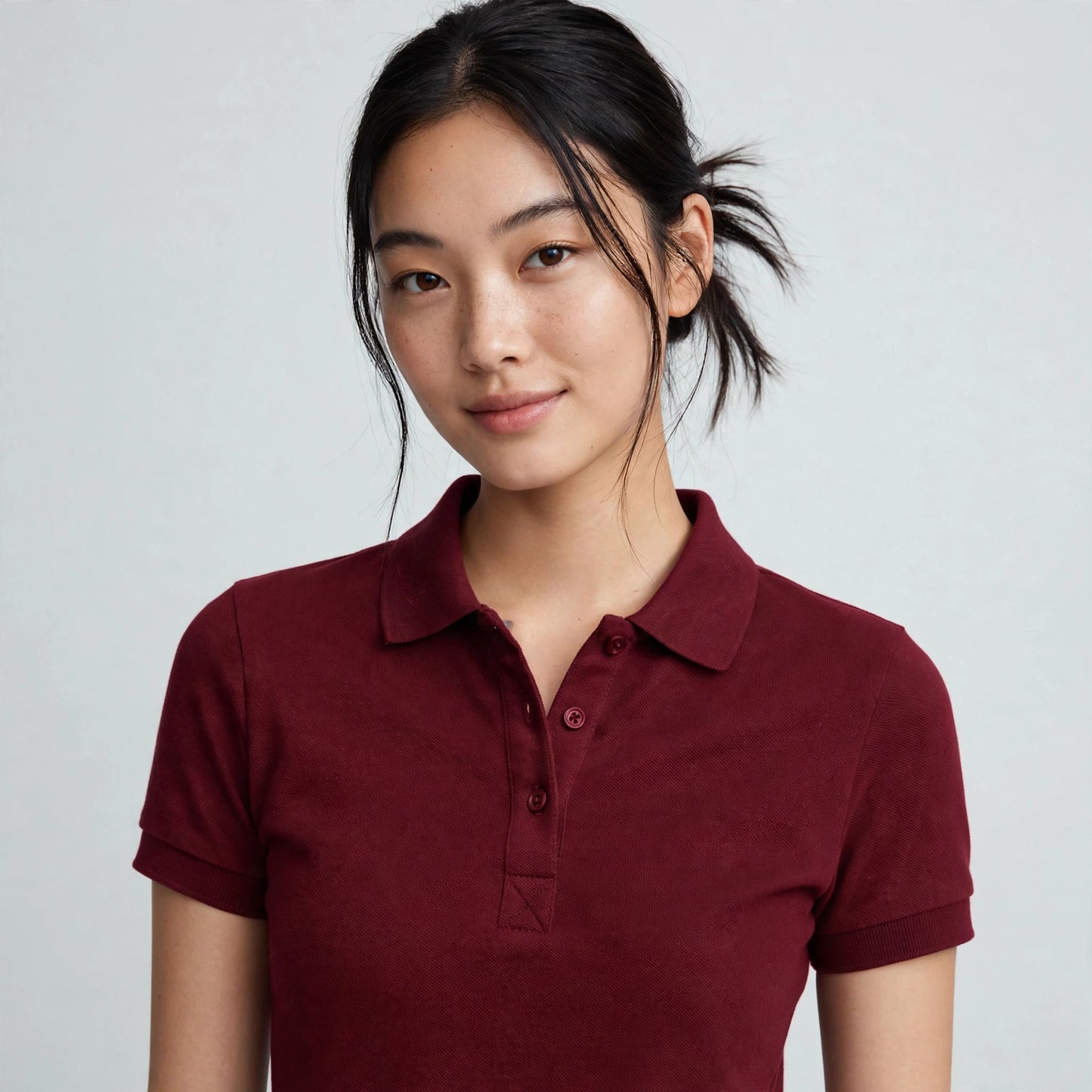 Basic Solid Pique Polo Shirts