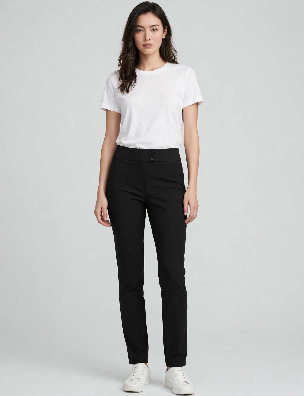 Classic Stretch Straight Fit Trousers Pants