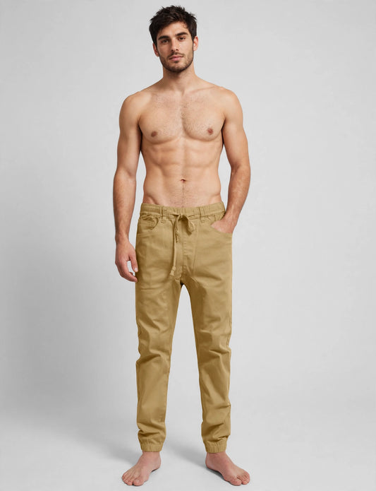 Men's Harem Slim Fit Adjustable Jogger Pants