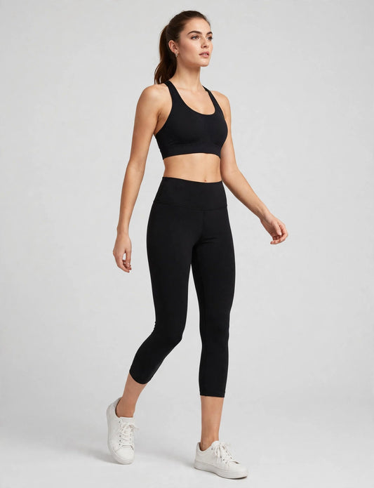 High Waisted Sports/Yoga Fitness Capri Leggings
