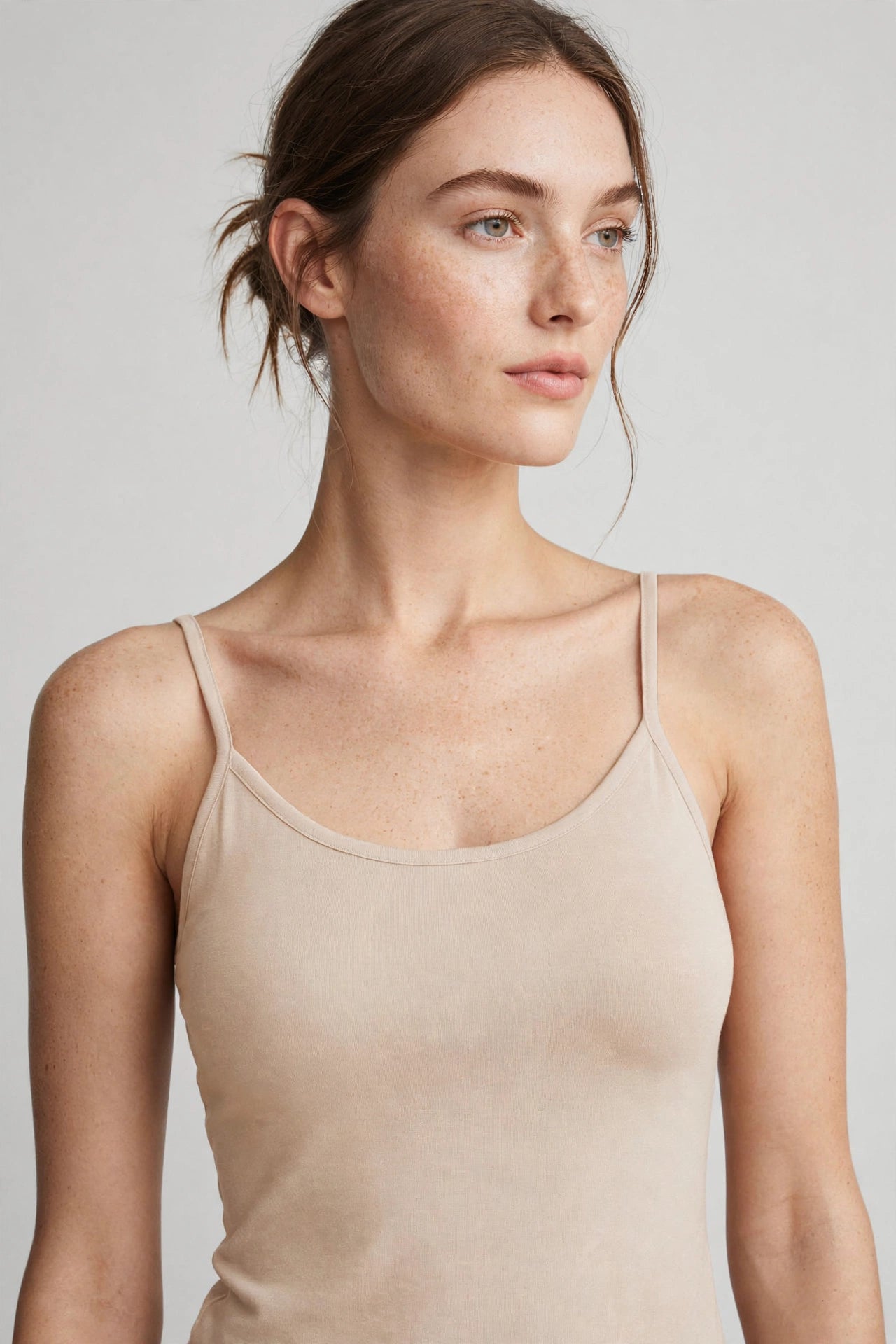 Light Weight Basic Cami Adjustable Strap Tank-Top