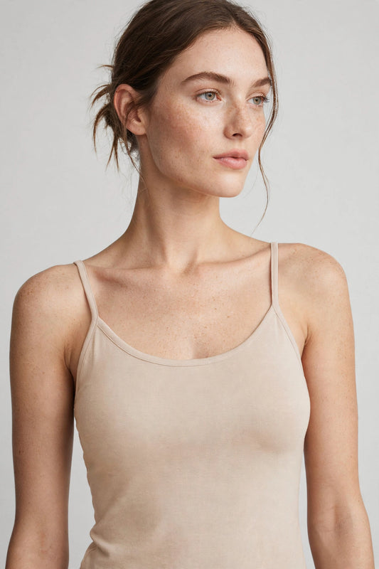 Light Weight Basic Cami Adjustable Strap Tank-Top