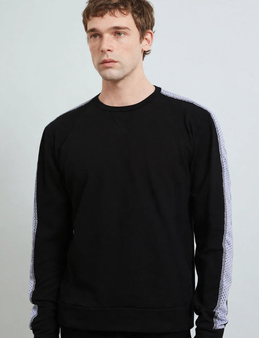 Men's Light Weight Pullover Crew Neck Long Sleeve Sweat-Shirts