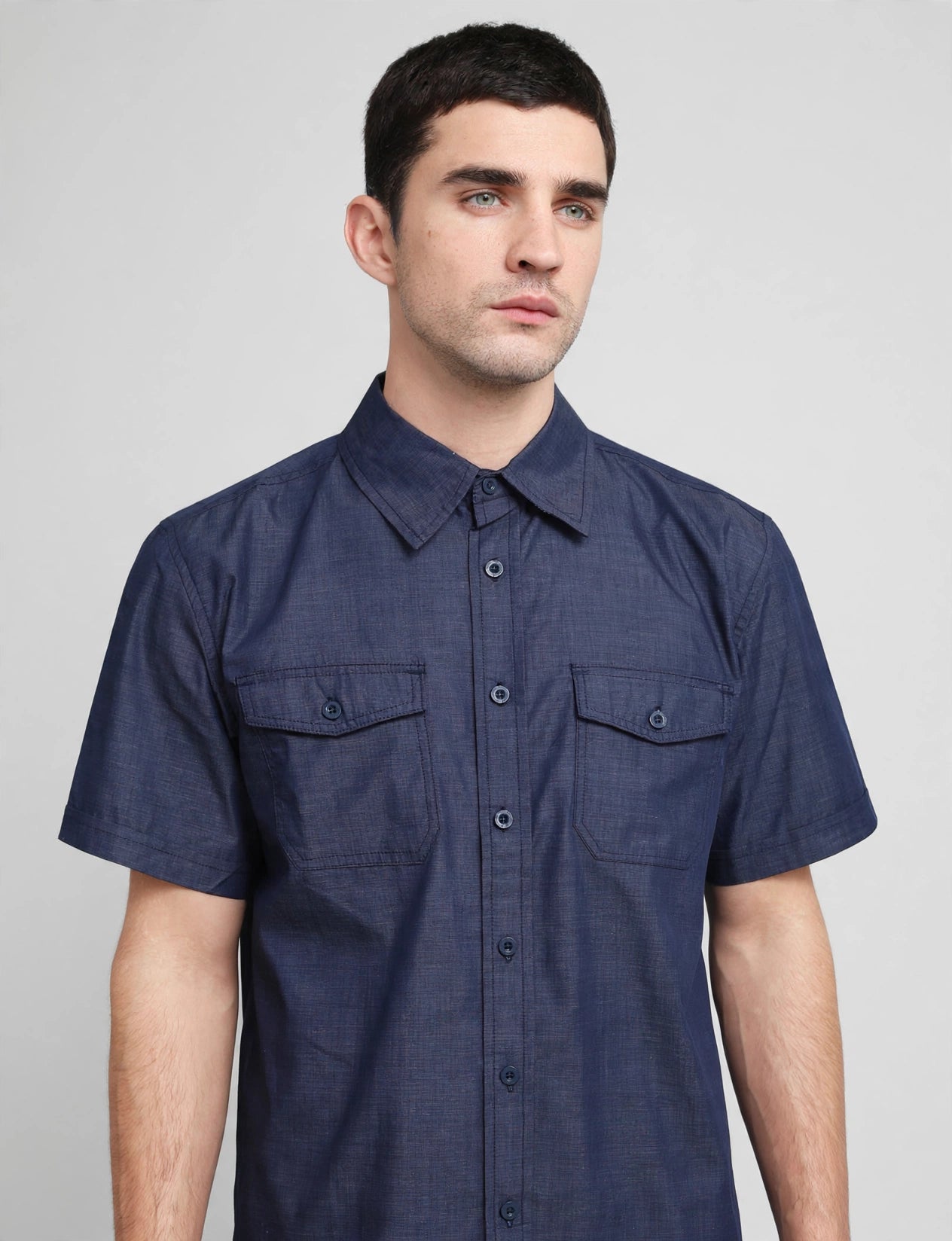 Men's Light Weight Short Sleeve Button Down Shirts