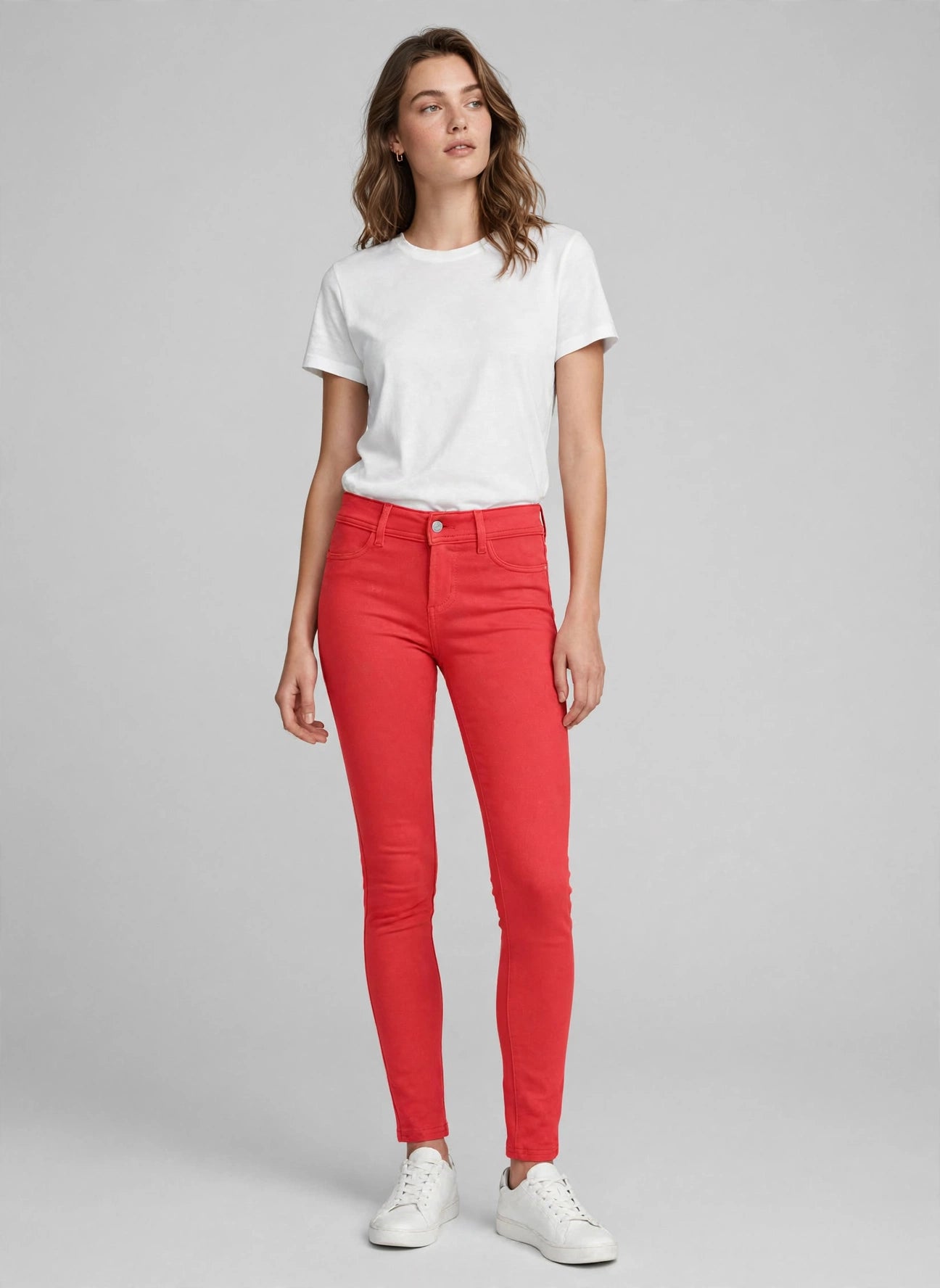 Light Weight Soft Stretch Basic Skinny Jeggings Pants