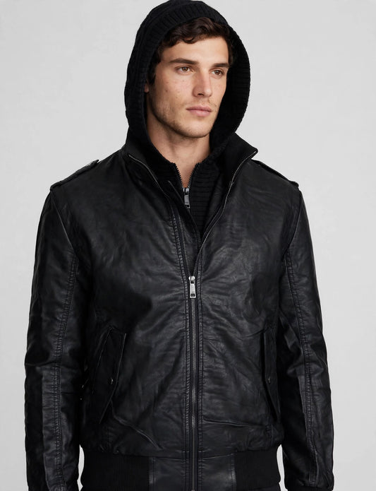 Men's Premium Faux Leather Moto Jackets