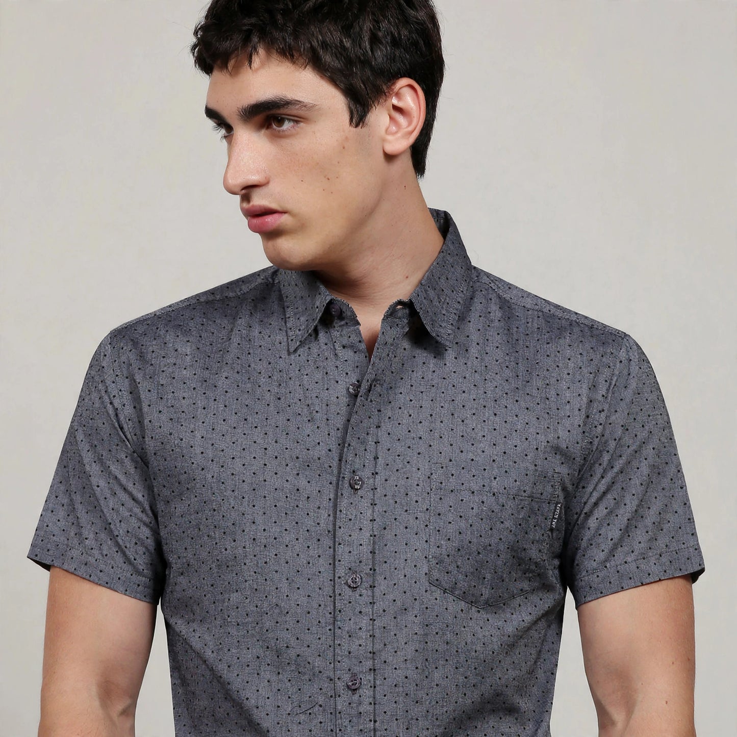 Men's Printed Short Sleeve Button Down Shirts