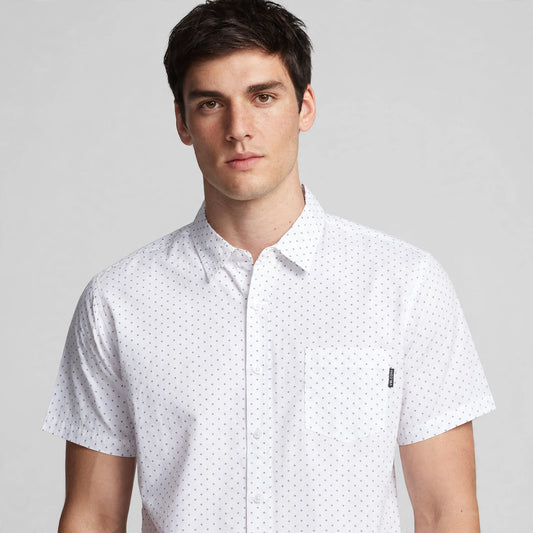 Men's Printed Short Sleeve Button Down Shirts